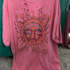 Urban outfitters Pink Sublime Graphic T-Shirt